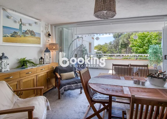 Appartement Hortensias Amb Aire Acondicionat, A Prop De La Platja I Amb Accès A Piscina